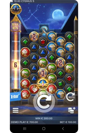 Cygnus 5 slot gameplay