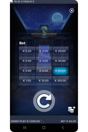 Cygnus 5 bet